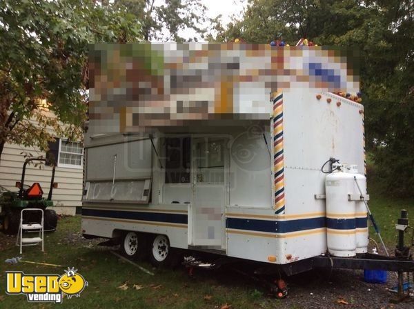 8.5' x 16' Food Concession Trailer