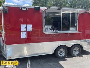 Fully-Equipped Diamond Cargo V-Nose 8.5' x 16' Kitchen Food Trailer