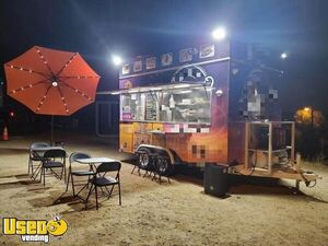 Mobile Street Food Concession Trailer with Commercial Kitchen