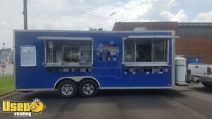 2013 - 8.6' x 22' Mobile Food Concession Trailer with Pro-Fire