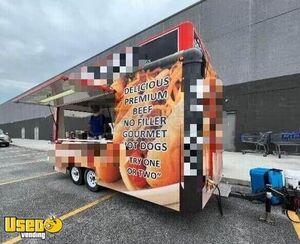 2000 Fibre Core 16' Food Hot Dog Concession Trailer Mobile Food Unit