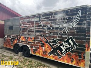 2022 8.5' x 20' Barbecue Food Concession Trailer | Mobile Food Unit