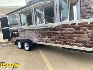 2019 7' x 20' Kitchen Food Concession Trailer with Pro-Fire System