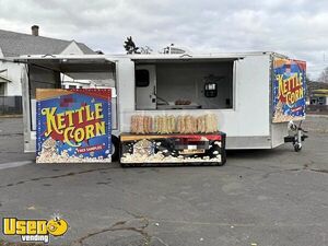 Turnkey Business 2018 Freedom 8   X 22   Mobile Kettle Corn Concession Trailer