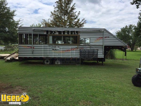 8' x 31' BBQ Concession Trailer with Porch
