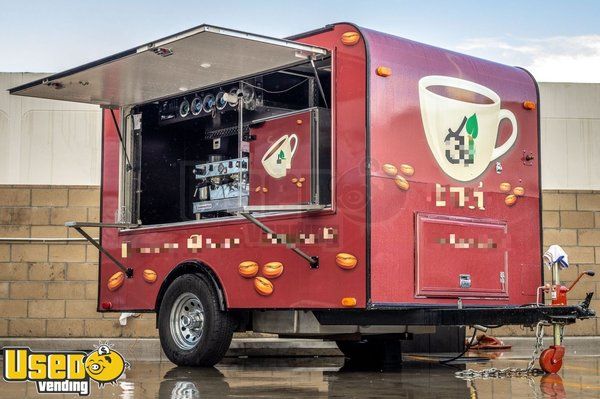 2014 - 6' x 10' Coffee Concession Trailer | Used Mobile Cafe