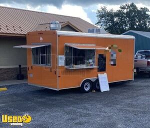 2014 - 18' Commercial Mobile Kitchen Unit / Used Food Vending Trailer