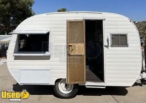 Vintage 1955 - 6.5' x 13' Coffee Concession Trailer