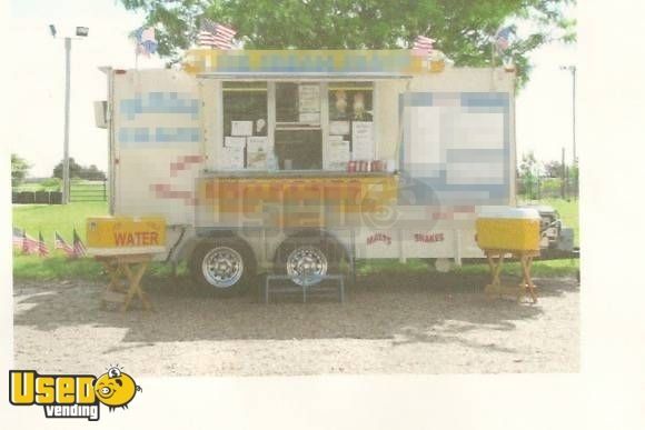 6' x 14' Ice Cream Concession Trailer