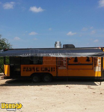 2016 - 8.5' x 24' BBQ Concession Trailer with Porch
