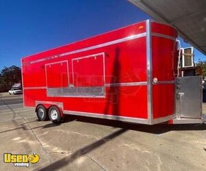 Barely Used 2021 Fully Enclosed 8.5' x 20' Kitchen Food Trailer