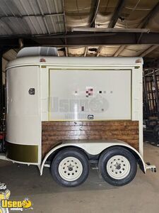 Rustic Custom Mobile Bar-on-Wheels Horse Trailer Conversion