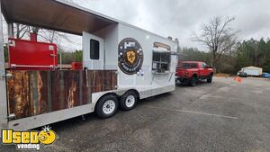 2021 8.5' x 21' Freedom Kitchen Food Concession Trailer with Porch