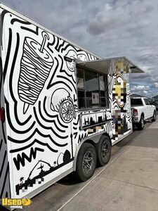 8.5' x 18' Kitchen Food Concession Trailer with Fire Suppression System