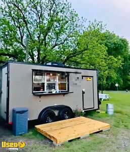 Versatile - 7' x 16' Beverage Concession Trailer Mobile Vending Unit in. Texas