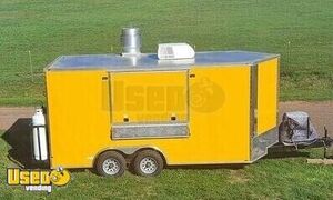 2020 8.5' x 16' Lightly Used Mobile Kitchen Food Concession Trailer