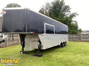 Ready to Convert - 2021 8' x 24' Gooseneck Trailer with 6' Porch | DIY Trailer