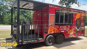 2023 20' Eagle Cargo Kitchen Food Trailer with Porch | Food Concession Trailer