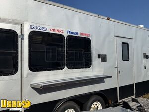 2000 34' Kitchen Food Concession Trailer with Living Quarters