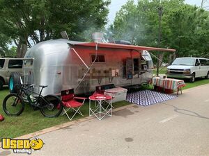 27' Custom Vintage 1958 Airstream Overlander Wood-Fired Pizza Concession Trailer