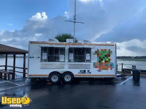 Turnkey 2019 - 20' Concession Nation Kitchen Food Trailer with Pro-Fire
