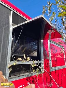 2018 7' x 30' BBQ Kitchen Concession Trailer with a Screened Porch