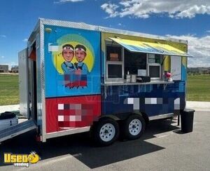 Like New 2022 - 8' x 14' Food Concession Trailer with Pro-Fire System
