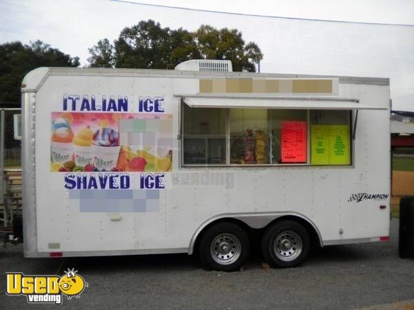 16' Used Homesteader Shaved Ice Trailer