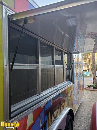 Never Used 2019 8.5' x 20' Covered Wagon Food Concession/Mobile Kitchen Trailer