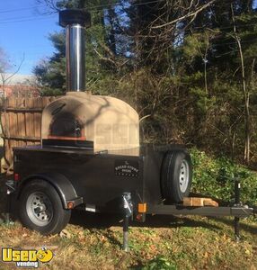 Lightly Used 2021 Wood-Fired Brick Pizza Oven Trailer