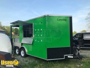 Like New - 2017 8' x 16' Lark Food Concession Trailer | Mobile Food Unit