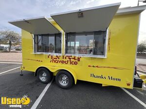 Like New - 2024 6' x 14' Sno-Pro Shaved Ice Concession Trailer