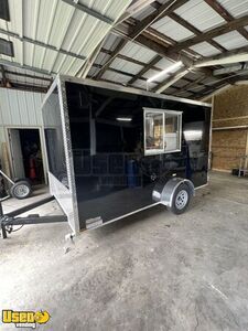 NEW - 2025 7' x 12' Shaved Ice/Hot Dog Trailer | Snowball Concession Trailer