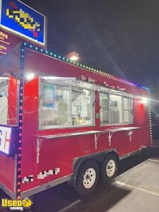 2025 - 8.5' x 18' Kitchen Food Concession Trailer with Fire Suppression System