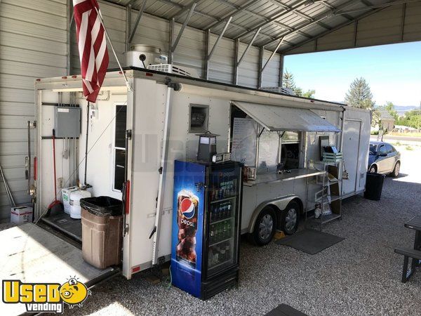 2008 - 28' Mobile Kitchen Concession Trailer- LOADED