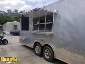 2016 Diamond Cargo 8.5' x 28' BBQ Concession Trailer with Bathroom