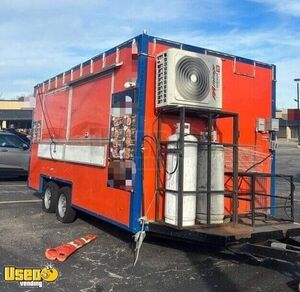 Ready to Go - 8' x 16' Kitchen Food Concession Trailer with Pro-Fire System
