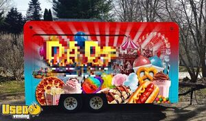 NEW - 7' x 16' Carnival Fun Food Concession Trailer | Mobile Food Unit