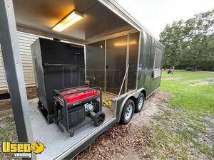 Licensed 2018 - 8.5' x 20' Lark Barbecue Concession Trailer with 8' Open Porch