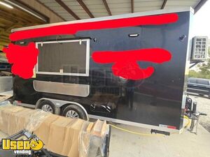 2024 8' x 18' Mobile Kitchen Food Concession Trailer with Pro Fire System