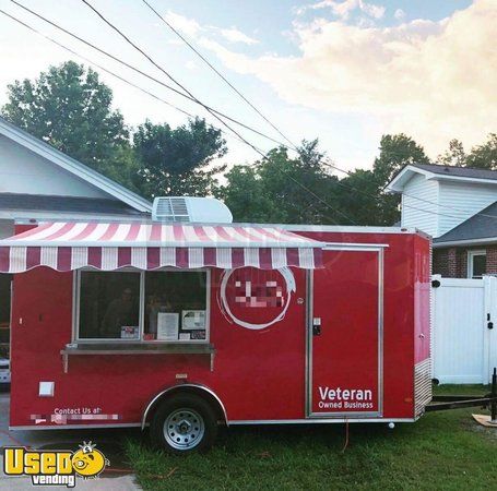 Used 6' x 14' All Electric Food Concession Trailer