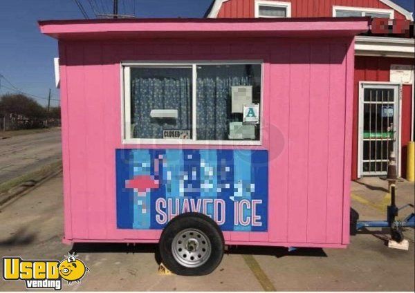 Turnkey 2016 - 6' x 10' Snowball Concession Trailer/ Certified Shaved Ice Stand