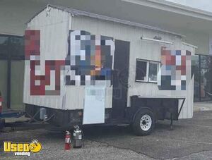 Ready to Grill Barbecue Rig Concession Trailer / Used Mobile Vending Unit
