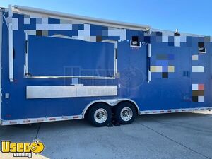 2003 28' Pace Car Hauler Kitchen Food & Soft Serve Concession Trailer w/ Pro-Fire Suppression