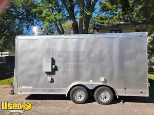 Well Equipped - 2021 7' x 16' Continental Cargo Kitchen Food Concession Trailer