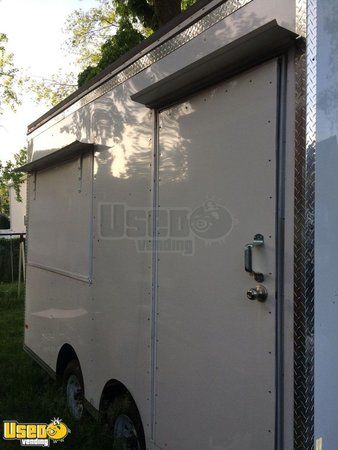 Dual Axle 7.5 X 12' Concession Trailer- NEW Kitchen