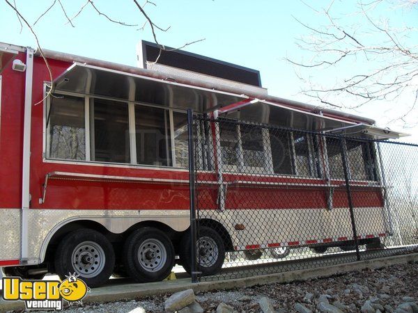 32' Custom Built Freedom Triple Axle Concession Trailer