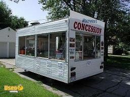 8' x 14' Double Axle Food Concession Trailer