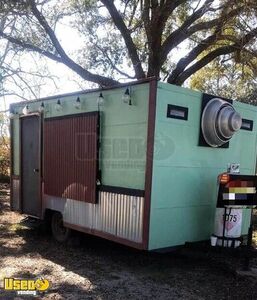 Basic Mobile Concession Trailer / Ready to Furnish Used Mobile Vending Unit
