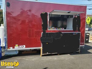2021 8' x 16' Commercial Mobile Kitchen Food Vending Trailer + Current Location